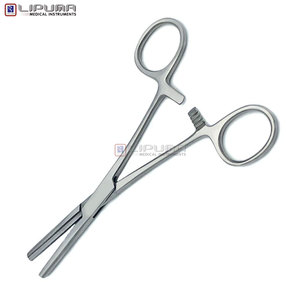 Ferguson Angiotribe Mandíbulas dentadas quirúrgicas manuales Fórceps rectos de 18cm con instrumentos médicos vasculares de clase de presión - Product Image 4