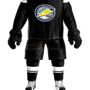 Uniforme de hockey sobre hielo personalizado de nuevo diseño, Jersey deportivo profesional al por mayor, ropa de entrenamiento, sublimación directa de fábrica - Product Image 5