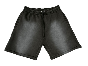 Pantalones cortos pesados de todos los tamaños para hombre, pantalones cortos desteñidos al sol, ropa de calle para correr, pantalones cortos lavados con ácido desgastados Vintage para hombre - Product Image 2