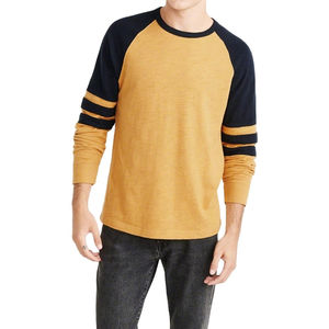 2025 Camiseta completa de algodón con estampado de logotipo personalizado 100% para hombre Camiseta holgada de manga larga con impresión digital de alta calidad - Product Image 3