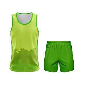 2025 meilleure qualité jeunes athlétisme uniformes de course conception imprimée vêtements d'entraînement respirant et prix de gros - Product Image 5