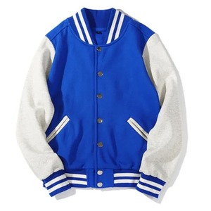 Custom Plus Size Logo Letterman Jacket for Men Casual Patchwork Oversized Baseball Varsity Style Winter Print Bomber Jacket - Product Image 1