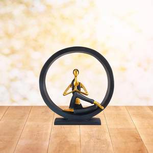 Estatua de Postura de Yoga para Decoración del Hogar, Decoración de Mesa de Sala de Estar, Objeto Decorativo, Ideas de Regalo - Product Image 6