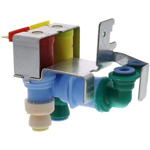 Valve d'eau électrique en plastique et métal pour réfrigérateur, remplacement pour WPW10420083, pour usage domestique et machines à glaçons (ERP W10420083) - Product Image 1