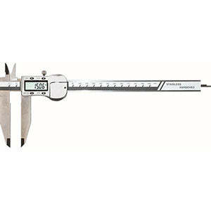 Calibrador Digital Electrónico de Acero al Carbono con Mandíbulas Largas de 80 mm, Lectura de 0.01 mm/0.0005, Modelo 3747zl - Product Image 1