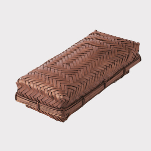Cesta de almacenamiento de tejido de bambú al por mayor para organización del hogar y la cocina cesta de almacenamiento de pan artesanal - Product Image 5