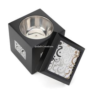 Nueva llegada Venta caliente Suministro de fábrica Negro MDF Soportes de incienso de madera Aromaterapia de madera Quemadores de incienso creativos - Product Image 2