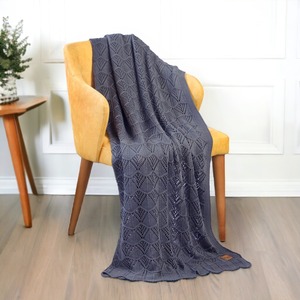 Manta de punto Dalisa Emily, ligera y transpirable para todas las estaciones para cama, sofá, sofá, viaje - Product Image 3