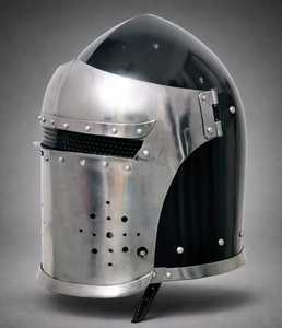 Casco con Visera Barbuta, Diseño Moderno, Decoración Ecológica de Aluminio para Mesa, Cumpleaños, Hogar - Product Image 2