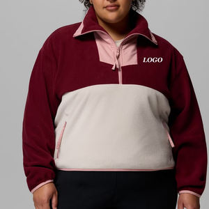 Sudadera para Clima Frío, Precio de Fábrica Económico para Pedidos al por Mayor, Costura de Alta Calidad con Diseño de Bloques de Color y Logotipo Personalizado - Product Image 1