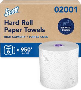Scott Professional Hard Roll <b>Paper</b> Towels, Bulk, 6 Rolls x 950' (02001) - Product Image 1