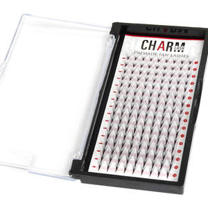 ขนตาปลอมแบบสมมาตรฐานบางสำหรับต่อขนตาปลอมแบบเส้นใย PBT จากเกาหลี - Product Image 2