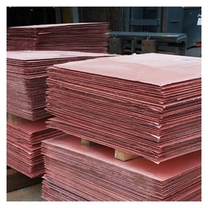 แผ่นอิเล็กโทรไลติกความบริสุทธิ์9999แคโทดทองแดงพร้อมส่งออกใช้ในสายไฟฟ้าแรงสูงและตัวนำไฟฟ้า - Product Image 5