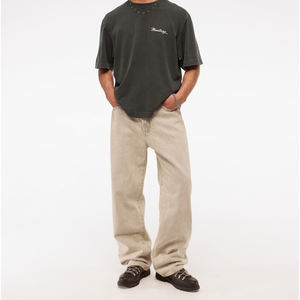 เสื้อครอปสไตล์ฮิปฮอปสไตล์สตรีทแวร์ผ้าฮิปฮอปสไตล์วินเทจพิมพ์ลายโลโก้ออกแบบได้ตามต้องการ - Product Image 4