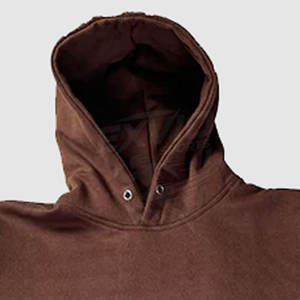 Sweats à capuche imprimés en relief grandes tailles, basiques tendance et élégants en coton mélangé, à prix bas - Product Image 3