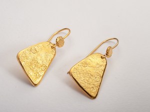 2025 Afganistán grandes pendientes circulares de oro pendientes colgantes de círculo de oro de arcilla para niñas joyería de estilo Industrial - Product Image 5