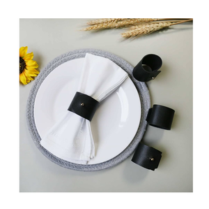 Servilletero de cuero de otro diseño, vajilla, accesorios decorativos, servilleteros de diseño de cuero real - Product Image 5