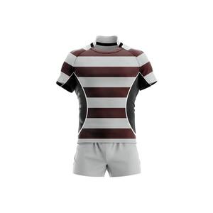 Uniforme de rugby para hombre de calidad superior, secado rápido, transpirable, ligero, 100% poliéster, conjuntos de logotipo personalizado - Product Image 6