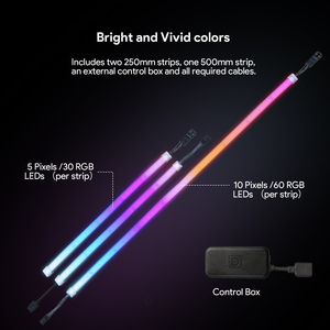 เบรกเกอร์อัจฉริยะ EDUP EH-S03MB (แบบพลิก) พร้อมแถบไฟแบ็คไลท์สำหรับจอภาพ (5+10+5 แบบต่อประกอบ) สีดำล้วน - Product Image 2