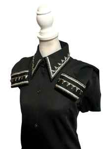 Chemise d'équitation en spandex de haute qualité 100% Western Showmanship avec des caractéristiques durables - Product Image 2