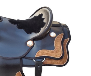 Selle de cheval western confortable de haute qualité en gros, disponible en différentes tailles et couleurs, cuir véritable, durable pour une équitation facile - Product Image 3