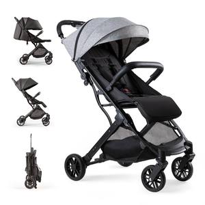 Cochecito Minimalista Plus STROLLER-Mod. Tela de Color Gris - Product Image 1
