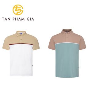 เสื้อโพลีเอสเตอร์ของผู้ชายเสื้อซับลิเมชันคล้ายกับเสื้อโปโลทนทาน100% พรีเมี่ยมจากผู้ผลิตเวียดนาม - Product Image 1