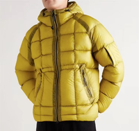 Vestes d'hiver en duvet pour hommes de haute qualité, vêtements pour hommes, mode vintage, blouson bomber matelassé pour hommes