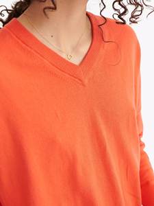 Pulls tricotés décontractés d'hiver pour femmes 100% matériau en cachemire anti-rides respirant - Product Image 2