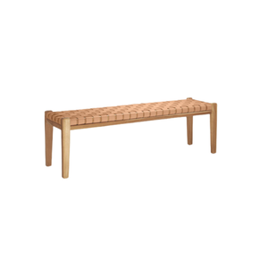 Best selling ottoman <b>bench</b> with wooden <b>legs</b> outdror furniture modern contemporary high quality product from Indonesia - Product Image 1