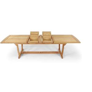 Juego de comedor de teca reclinable Interior Exterior - Product Image 4