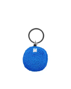 Porte-clés bleu de luxe fait à la main perles de broderie à la mode nouveau Design porte-clés pour voiture vélo sac USB décoratif but classique - Product Image 1