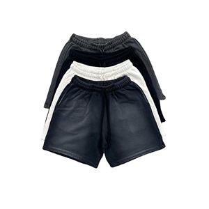 Ropa de calle unisex estilo hombres con cordón superior pisando diseño pantalones cortos 100% algodón hombres pantalones cortos precio razonable OEM bajo MOQ - Product Image 5