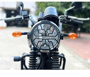 W175 ตัวป้องกันไฟหน้าสแตนเลสสีเหลืองสำหรับรถจักรยานยนต์ 4 รุ่น - Product Image 4