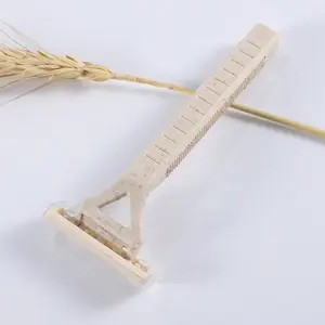 Etiqueta privada Metal clásico De Saftey Razer Latón Reutilizable Mango largo Doble filo Afeitado Maquinilla de afeitar de seguridad para hombres - Product Image 5