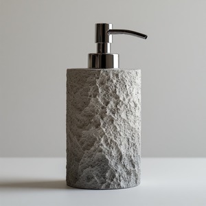 Dispensador de Jabón de Metal de Diseño - Estilo Moderno y Lujoso, Ecológico, Duradero para Encimeras de Baño, Acabado Liso, Elegante y Decorativo - Product Image 2