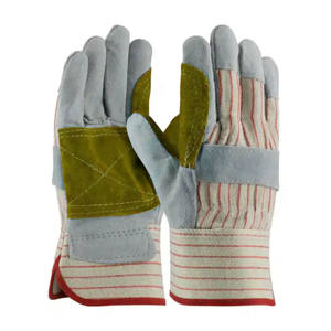 Gants à double paume en cuir de vachette canadien de qualité supérieure Rigger Safety Industrial Shoulder Split for Welding Hand Protection - Product Image 4