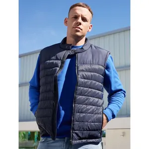 Chemises polo promotionnelles pour hommes, gilets rembourrés durables - Product Image 6