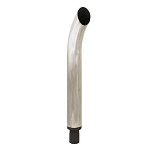 Tubo de escape cromado para Massey Harris 27 Tall - 3 1/2 OD - Product Image 2