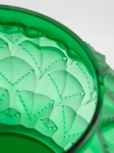 Vase en verre de cristal de luxe moderne Art déco design vert Languedoc pour la maison mariage fête de noël décoration de table - Product Image 6