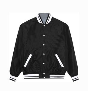 Veste universitaire en satin brodé de haute qualité pour hommes OEM Style tendance pour veste d'hiver - Product Image 1