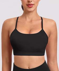 La mejor calidad Fitness Sport Bra Pakistan Made Nuevo diseño Gym Wear Transpirable Sports Women Bra - Product Image 5
