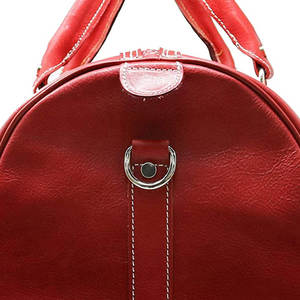 Unisex Lightweight Custom Logo Genuine Leather Duffle Bag Handmade Sport Style with Polyester Lining Low MOQ Price - Product Image 6