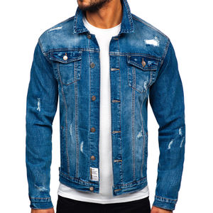 Veste en jean personnalisée pour hommes dernière conception, jeans de haute qualité, prix de gros, vestes pour hommes, vestes pour hommes, veste pour homme - Product Image 5