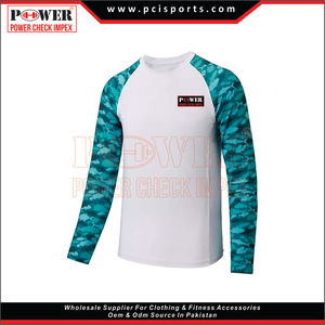 Camisas de pesca lisas de calidad con diseños, ropa de pesca de protección de manga larga, ropa de pesca de bambú transpirable fresca - Product Image 5