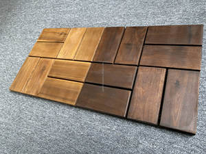 Viet Wood Eco-friendly Waterproof Anti-Slip Vietnam Acacia Wood <b>Interlocking</b> Outdoor Floor <b>Tiles</b> Contemporary Design Matt Finish - Product Image 4
