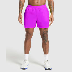 Short de course d'entraînement en polyester léger de haute qualité pour hommes Poches Tendance Personnalisé OEM ODM Motif solide Vêtements de sport - Product Image 1