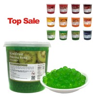 Vente en gros à Taïwan de boba éclatant à la mangue de qualité supérieure, 3,4 kg en bouteille, certifié HALAL/HACCP