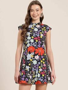 Vestido de algodón estampado con bloque de mano indio, nueva moda, ropa informal de verano con cintura Natural de estilo dulce para regalo de San Valentín - Product Image 2