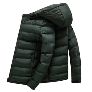 Hot Selling Custom Lightweight Puffer <b>Jacket</b> for <b>Men</b> <b>Long</b> Winter High Street Style - Product Image 6